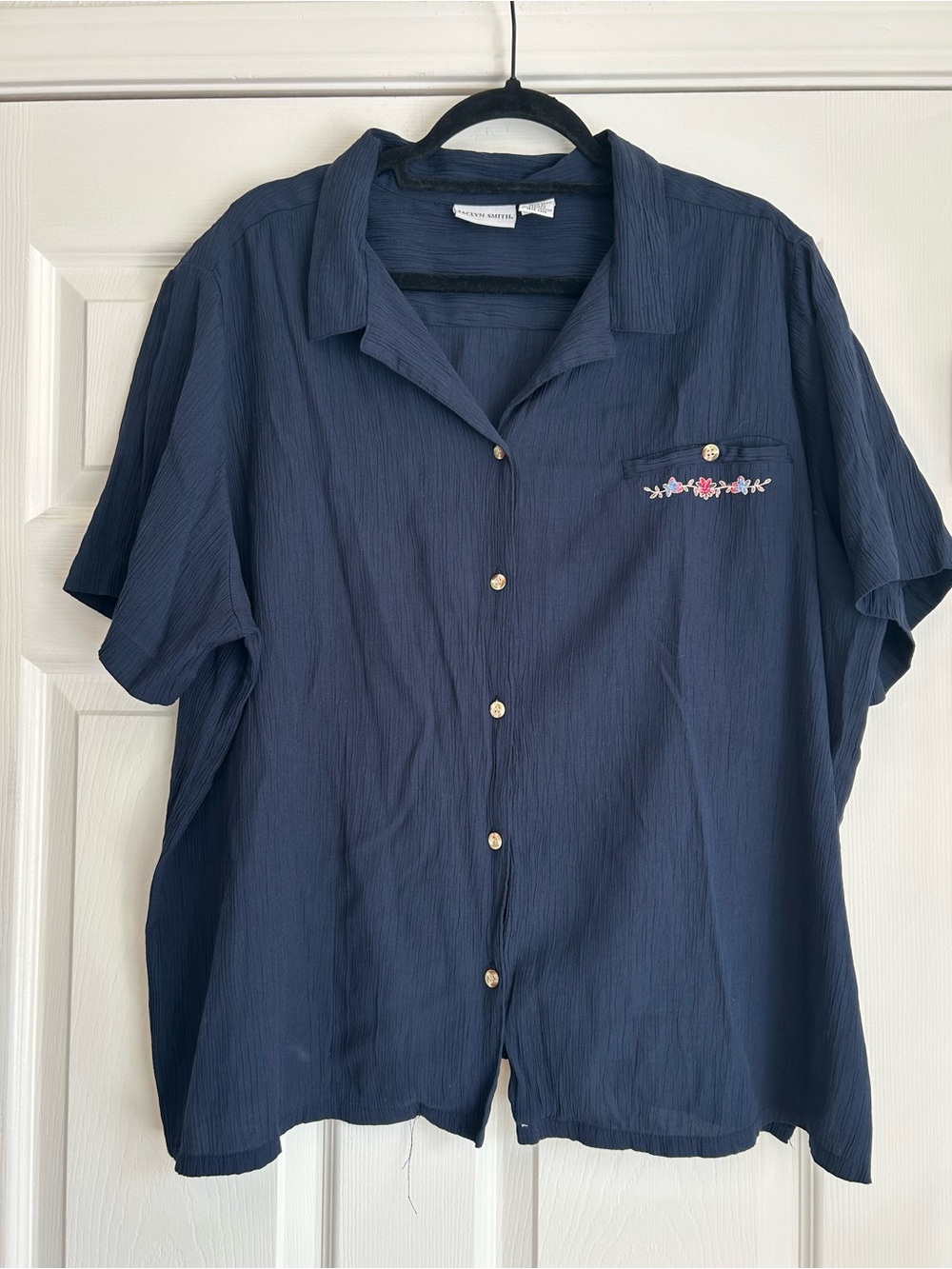Vintage Jaclyn Smith button down blouse size 3x